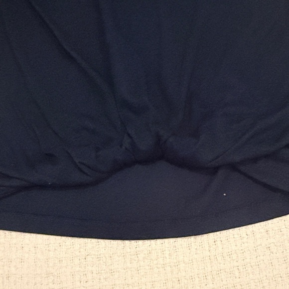 FP Movement Navy Blue Cropped Sleeveless Athleisure Top with White Trim NWT - Picture 5 of 5